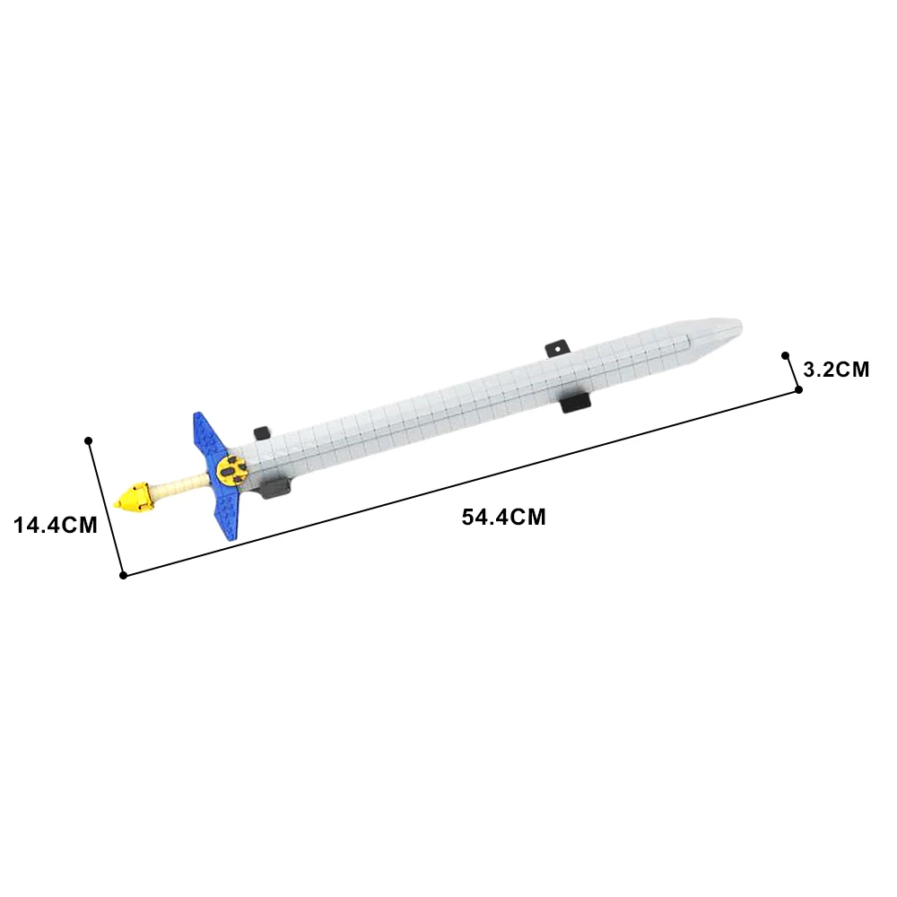 Конструктор MOC Zeldaed Biggorons в виде меча модель реквизит для игры блоки оружия