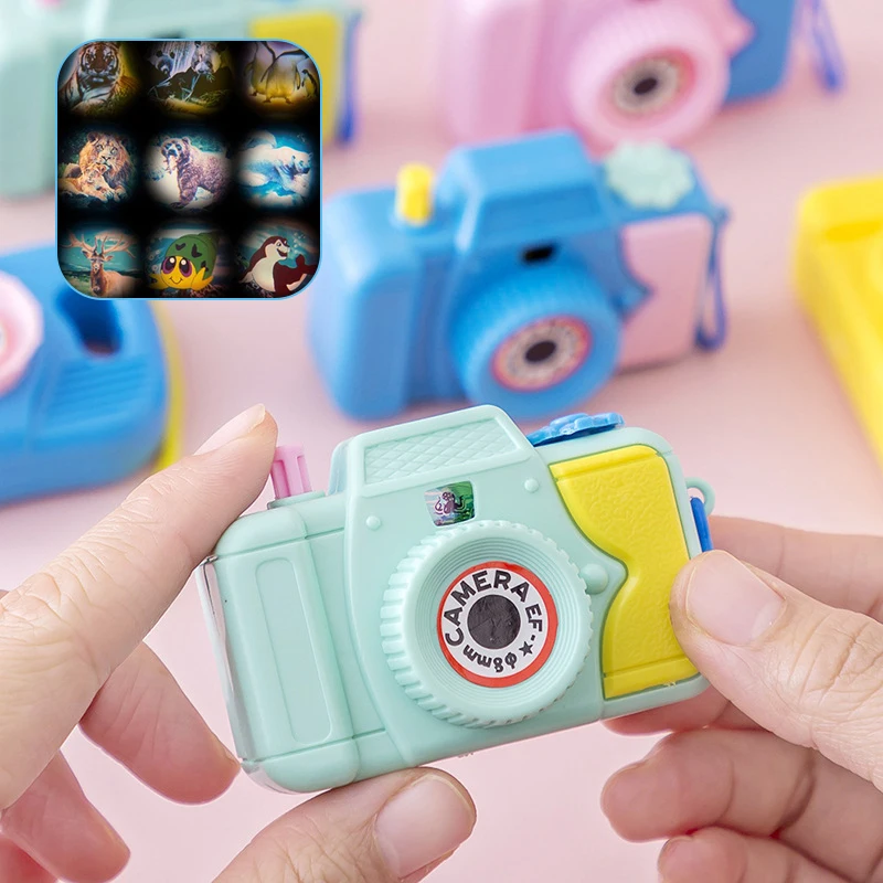 

1pc Projection Camera Educational Toys Kids Cartoon Camera Photography Baby Toys