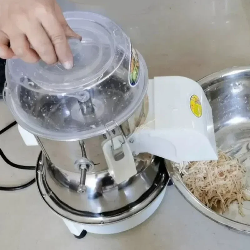Фото Автоматическая машина для измельчения мяса, бытовая и коммерческая, двойного назначения, для измельчения куриной грудки, для тушеных блюд и деликатесных магазинов №5