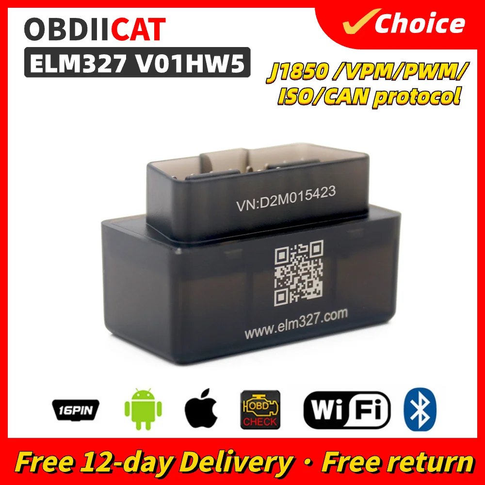 

V01HW5 OBD2 ELM327 WIFI OBD2 сканер считыватель кодов автомобиля диагностический сканер инструмент для IOS OBD 2 OBDII