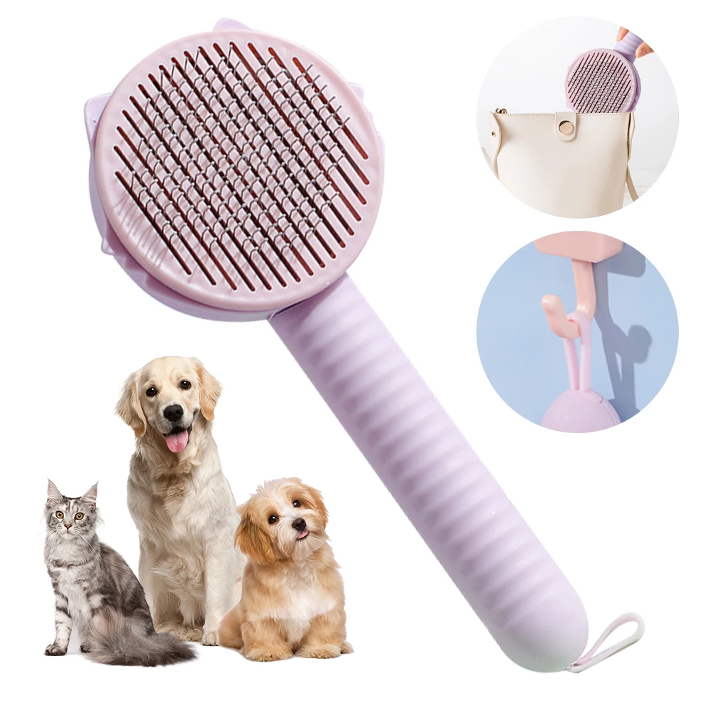 

Cats Pets Brush Dog Kitten Grooming Hair Pet Comb Remove Remover Accessories Grooming Hairs Cat Removal Brush Hair For Pet Puppy