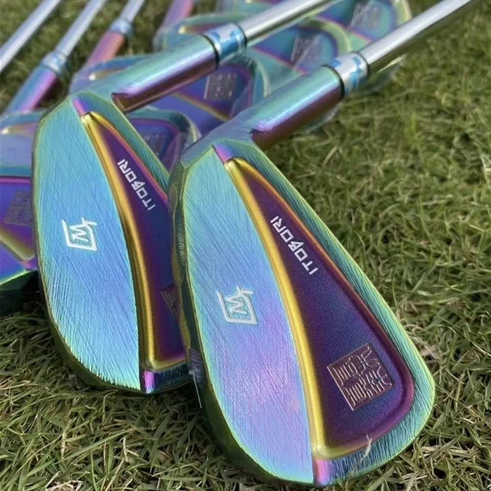 Мужские клюшки для гольфа ITOBORI Iron Set Rainbow Color 4 5 6 7 8 9 P со стальным/графитовым