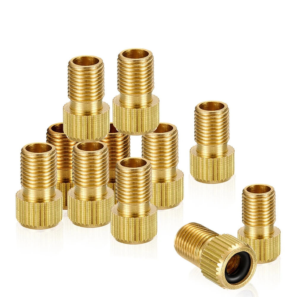 

Adapter Conversion Head With Rubber Ring For Bike Tire Tube Presta To-Schrader Converter Cycling Parts Road Bike