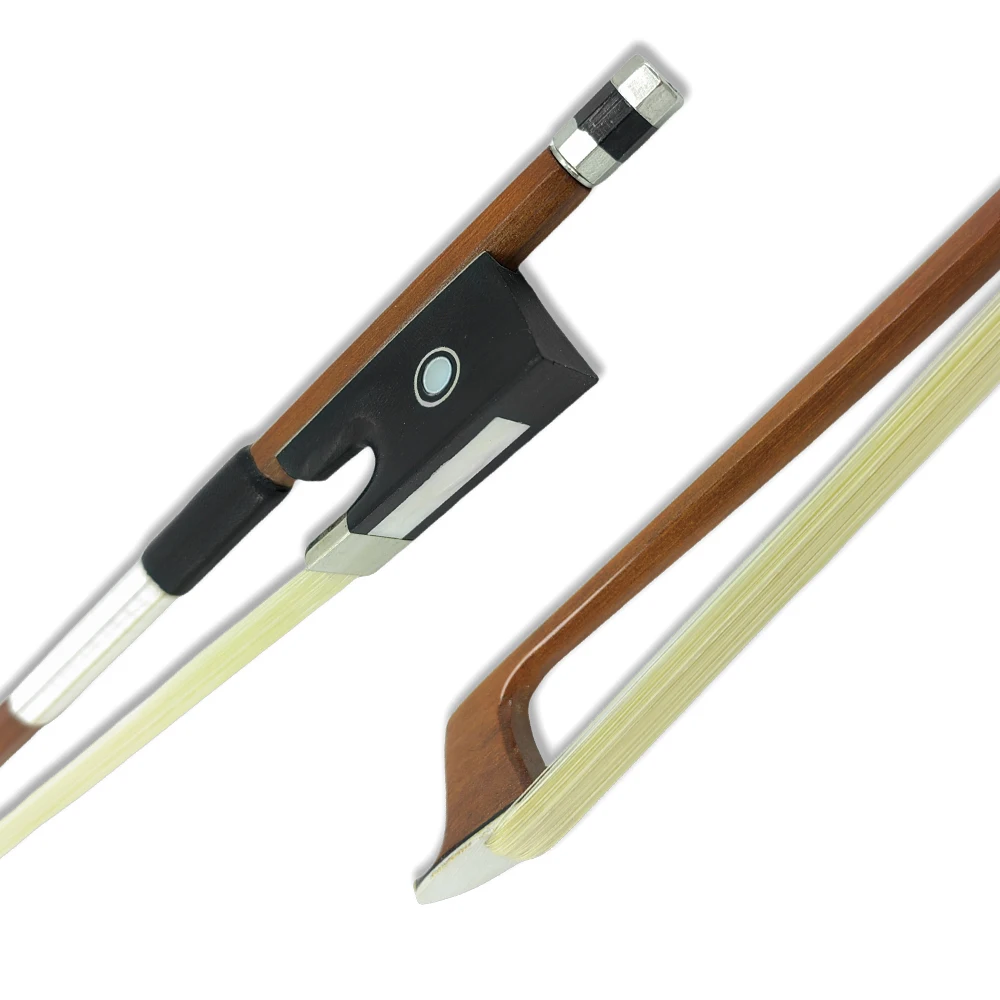 4/4 полноразмерный новый смычок для скрипки Advance из бразильского дерева черное