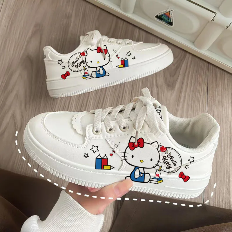 

Sanrio Anime Hello Kitty Kawaii Casual Sneakers Pompompurin Cartoon Lovely Board Shoes Girly Heart My Melody Girls Toys