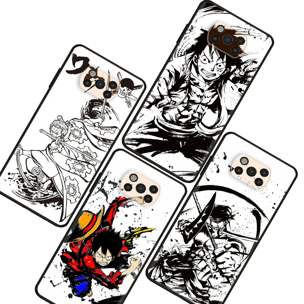 

Japanese Anime Silicone Soft Case For Xiaomi Mi Poco X3 NFC X4 Pro M5s M5 M3 M4 F4 C40 F1 F3 GT Shockproof Phone Cover