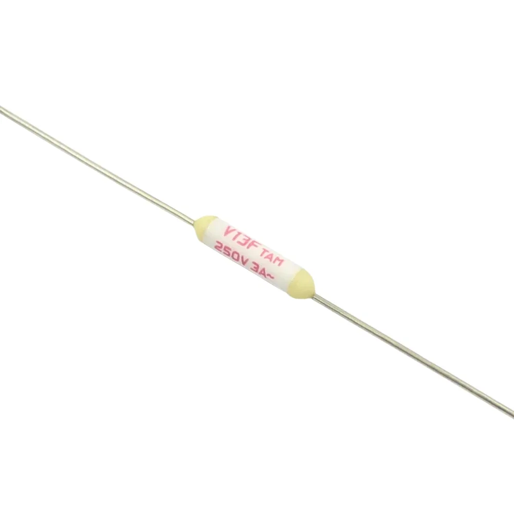 50 шт. термозвенья Предохранитель V13F Отключение TF 133C Температура осевого вывода 3A