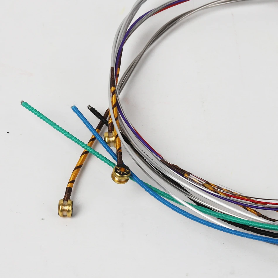 Alice A709 Violin Strings Set Plated Steel Plain String Nylon Core Al-Mg Wound Ni-Cr Winding