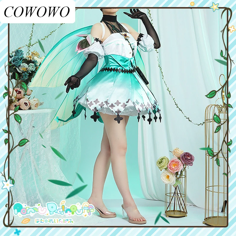 

COWOWO Anime! Vtuber Nijisanji Pomu Rainpuff Game Suit Gorgeous Dress Uniform Cosplay Costume Halloween Party Outfit S-3XL