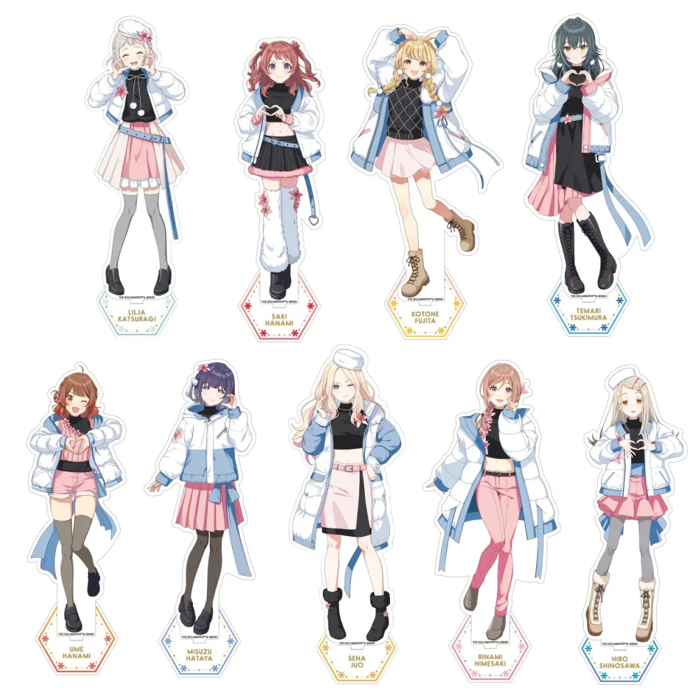 Фото The Idolm@ster Mao Arimura Saki Hanami Temari Tsukimura Lilja Katsuragi China Kuramoto Mao Arimura акриловая подставка украшение подарки №1