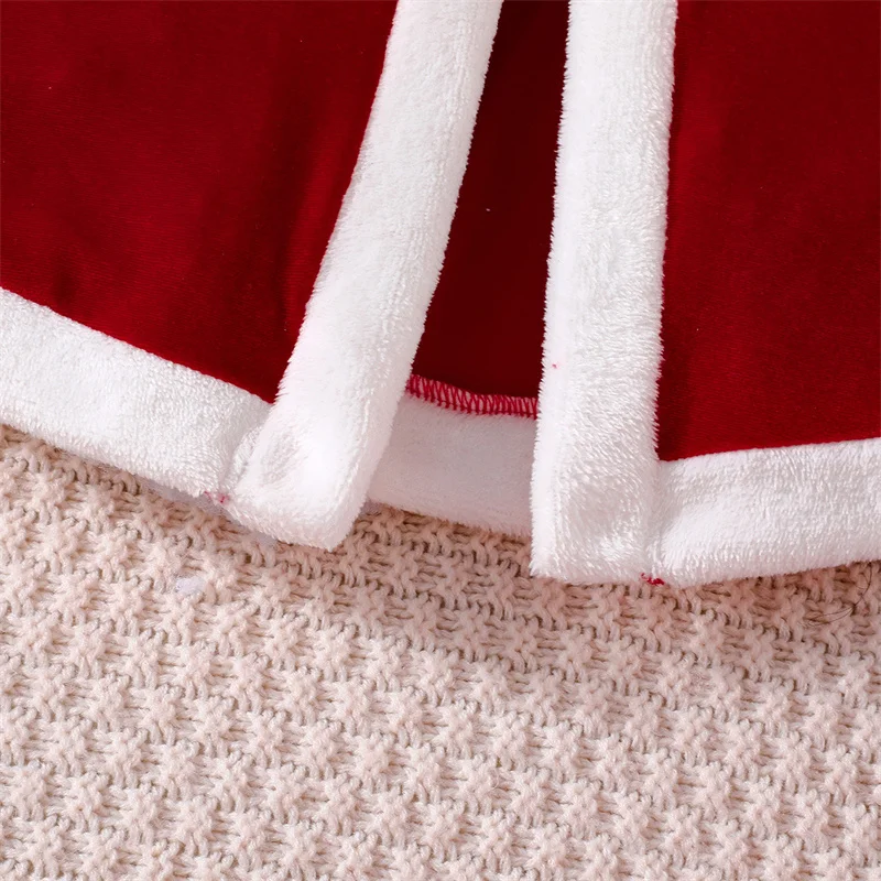 Рождественская накидка + комплекты платьев на бретельках осенне-зимние костюмы