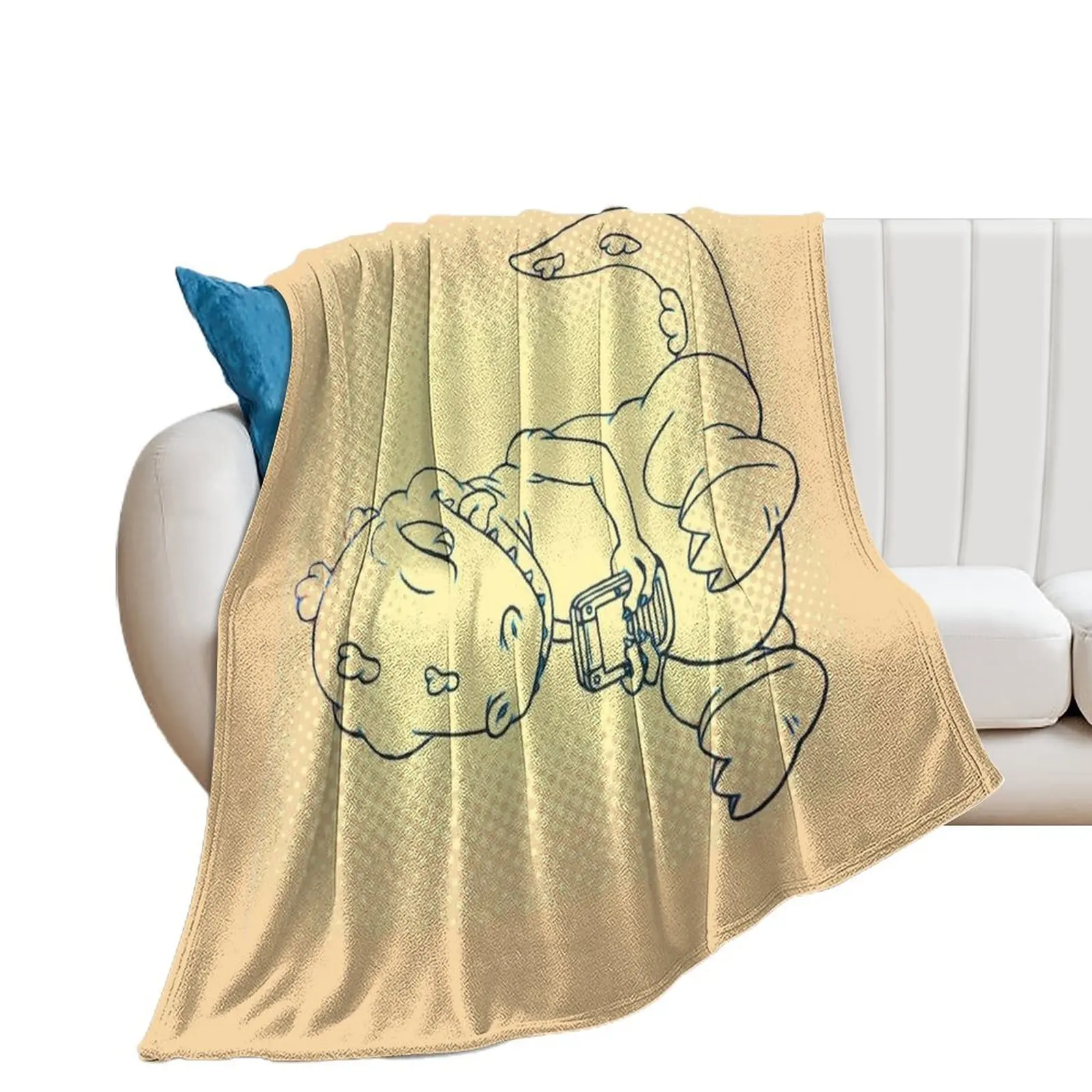 Игровое одеяло Reptar постельное белье мягкие одеяла