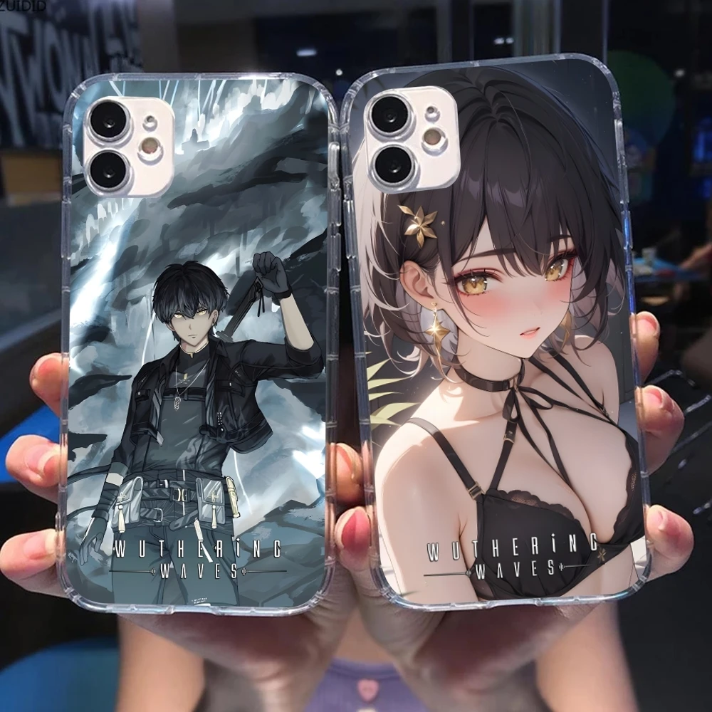 Чехол для мобильного телефона Wuthering Waves Rover iPhone 16 15 14 13 12 11 X XR XS 8 Pro Max Plus