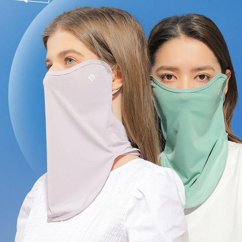 

Летний женский шарф из ледяного шелка с защитой от ультрафиолета