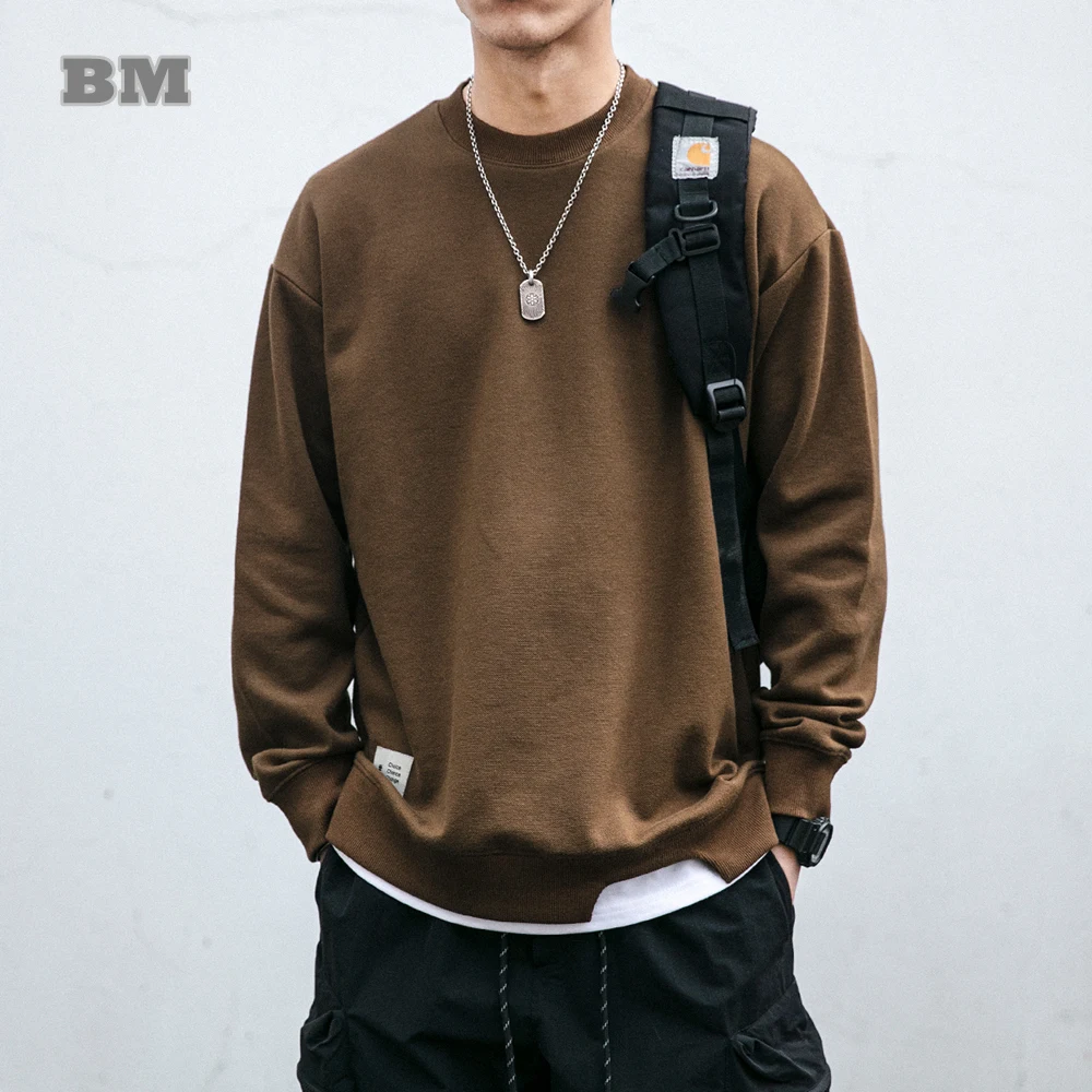 

2022 одежда пуловеры свитшоты оверсайз искусственная Мужская Уличная одежда в японском стиле Харадзюку пальто корейские пары две модные вес...