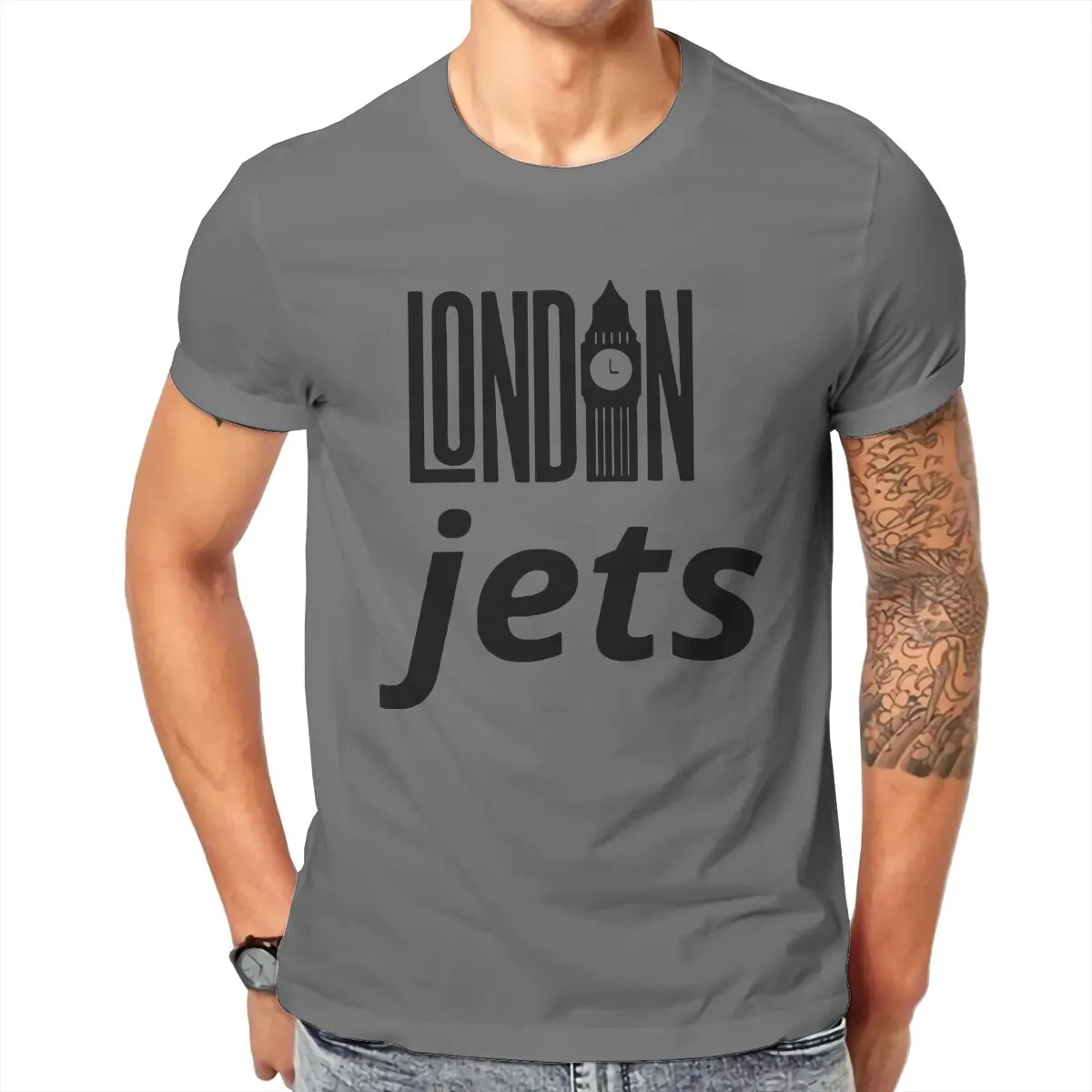 

Футболка мужская хлопковая с коротким рукавом и круглым вырезом, 4XL, 5XL