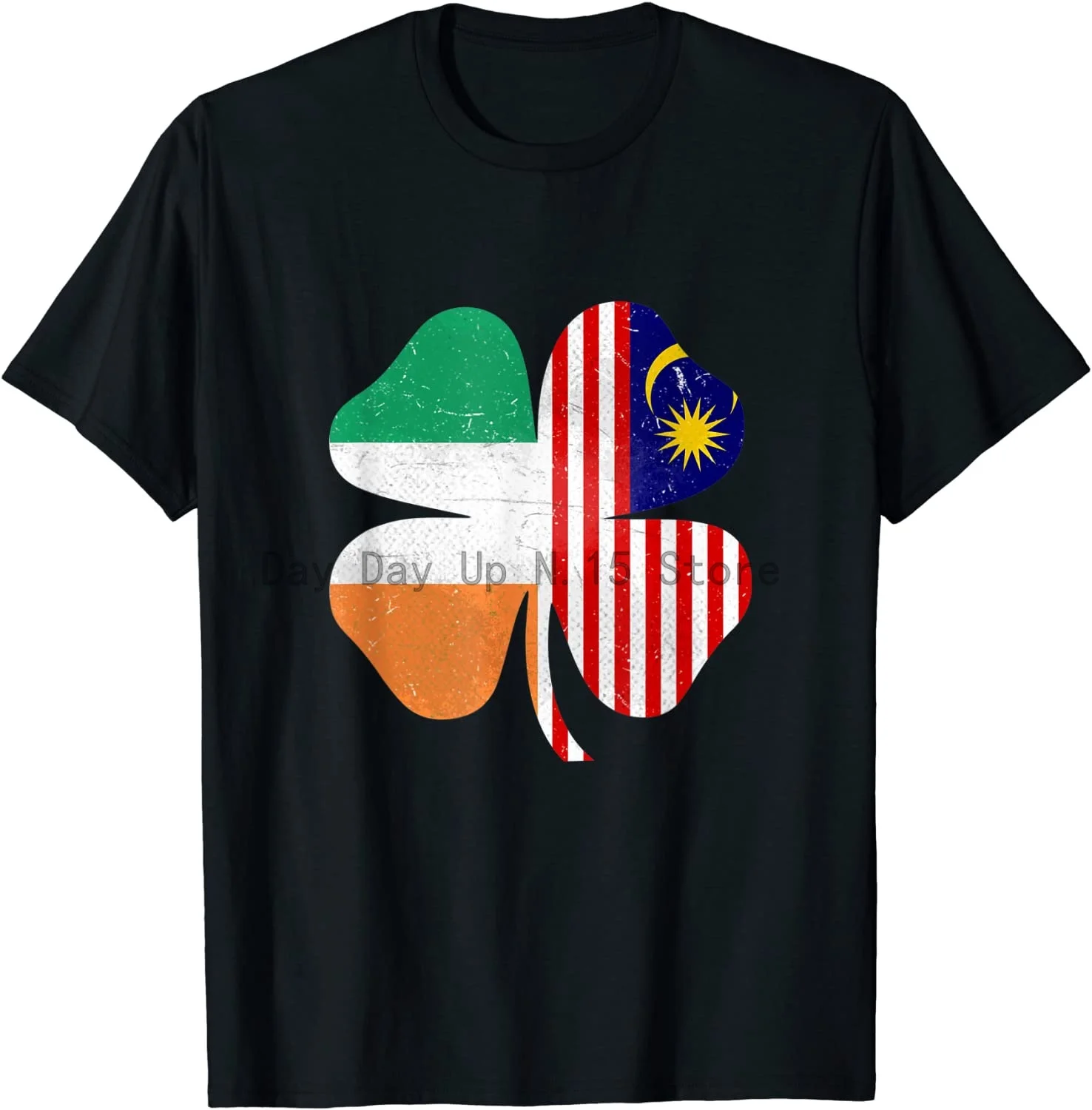 

Malaysian Irish Shamrock Malaysia Ireland St. Patrick's Day T-Shirt