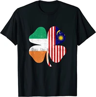 malaysian irish shamrock malaysia ireland st patricks day t shirt