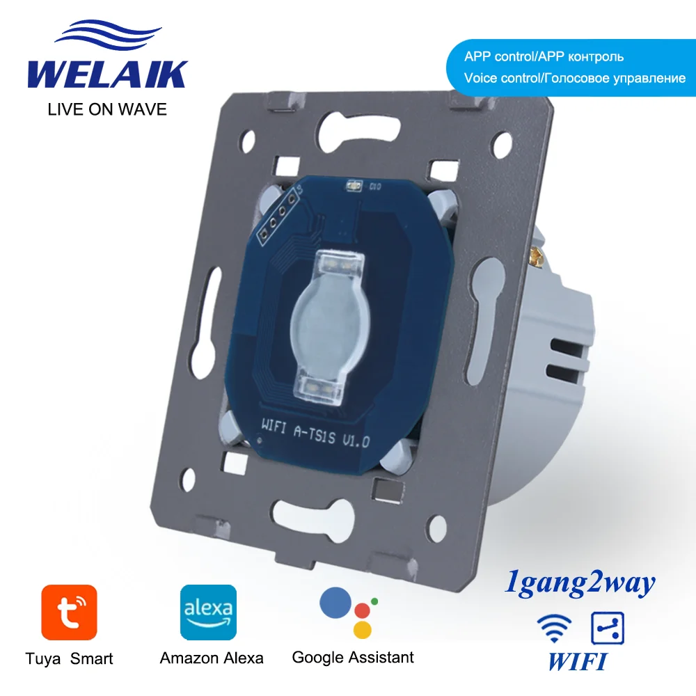 

WELAIK WIFI сенсорный переключатель 1 Gang 1 Way