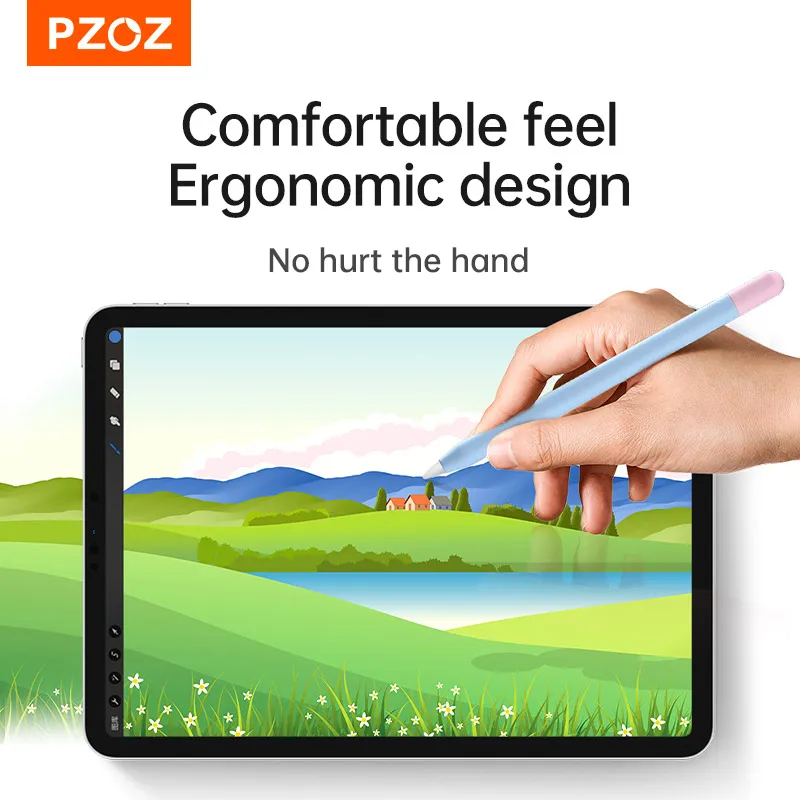 Фото Чехол PZOZ для Apple Pencil (USB-C), чехол для планшета, защитный чехол для стилуса, портативный мягкий силиконовый чехол №4