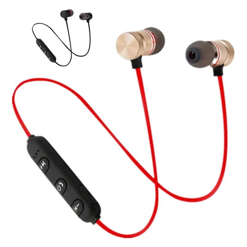 

5.0 Bluetooth Magnetic Wireless Earphone Bluetooth-compatible Earphone Stereo Sports Waterproof With Mic For All Phones