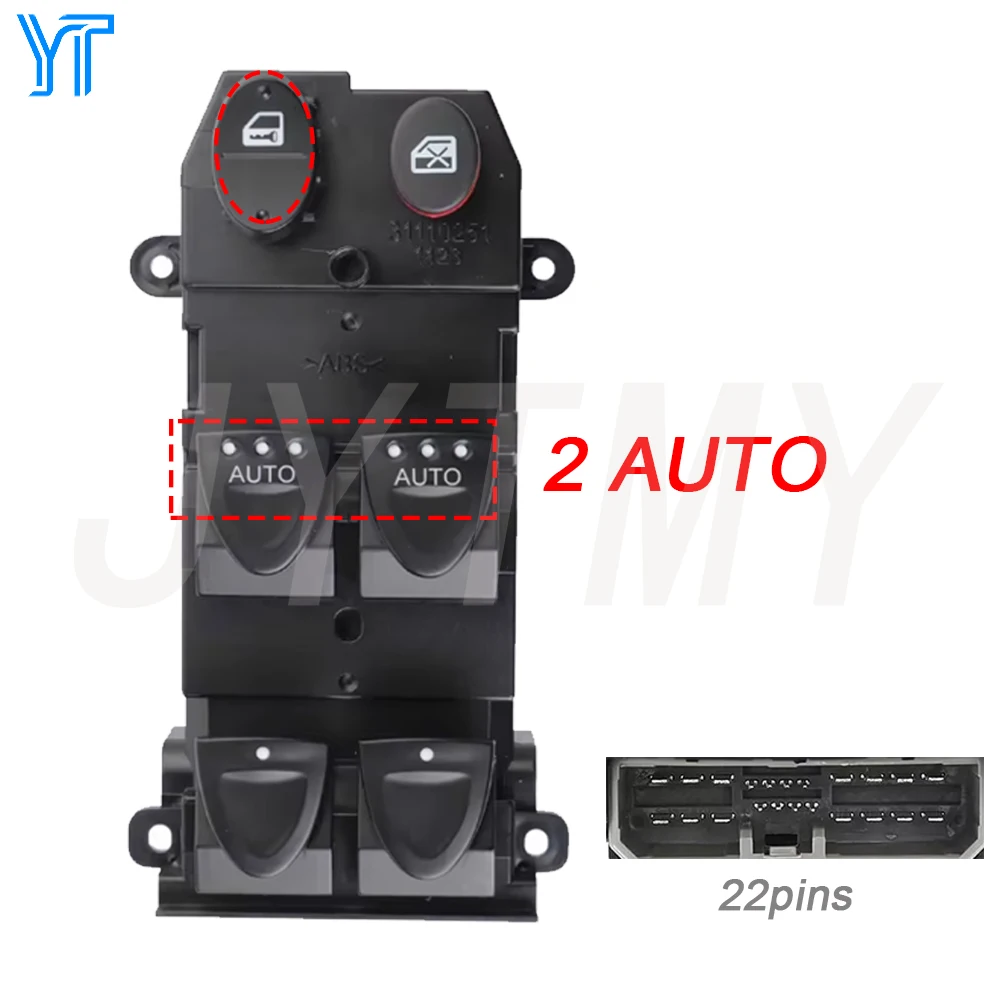 

Для Honda Civic 2005-2011 передняя левая сторона водителя, электрический переключатель управления стеклоподъемником, детали кнопки 35750-SMG-G02