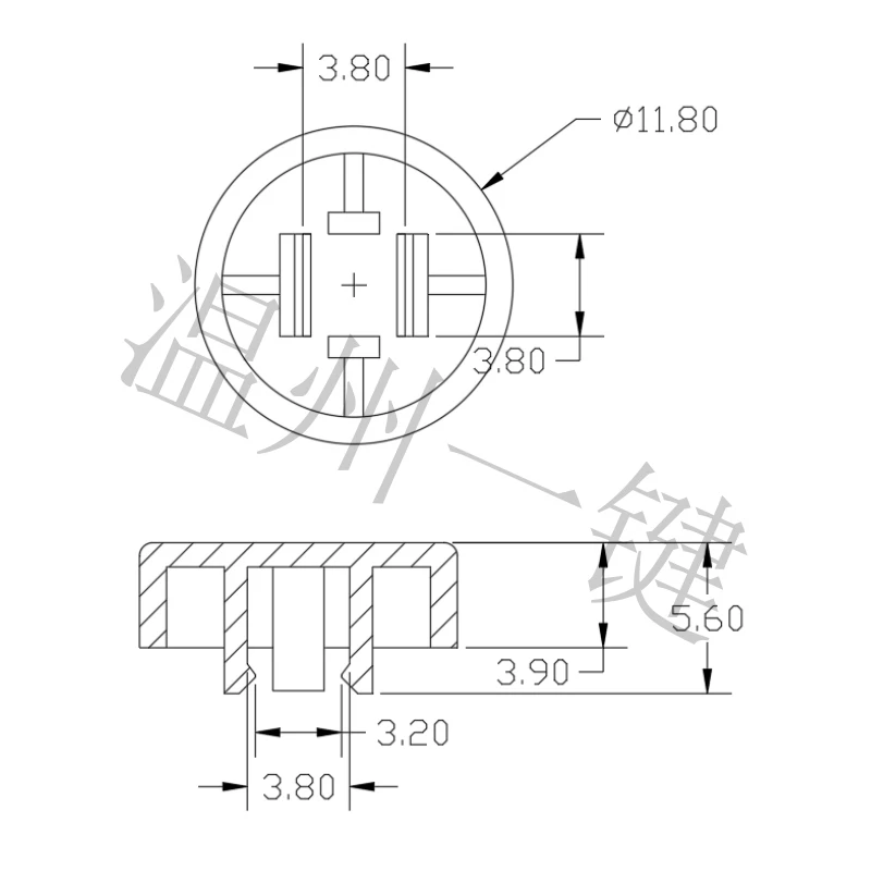 100 шт. колпачок для кнопок A37 круглая безграничная подходит тактового