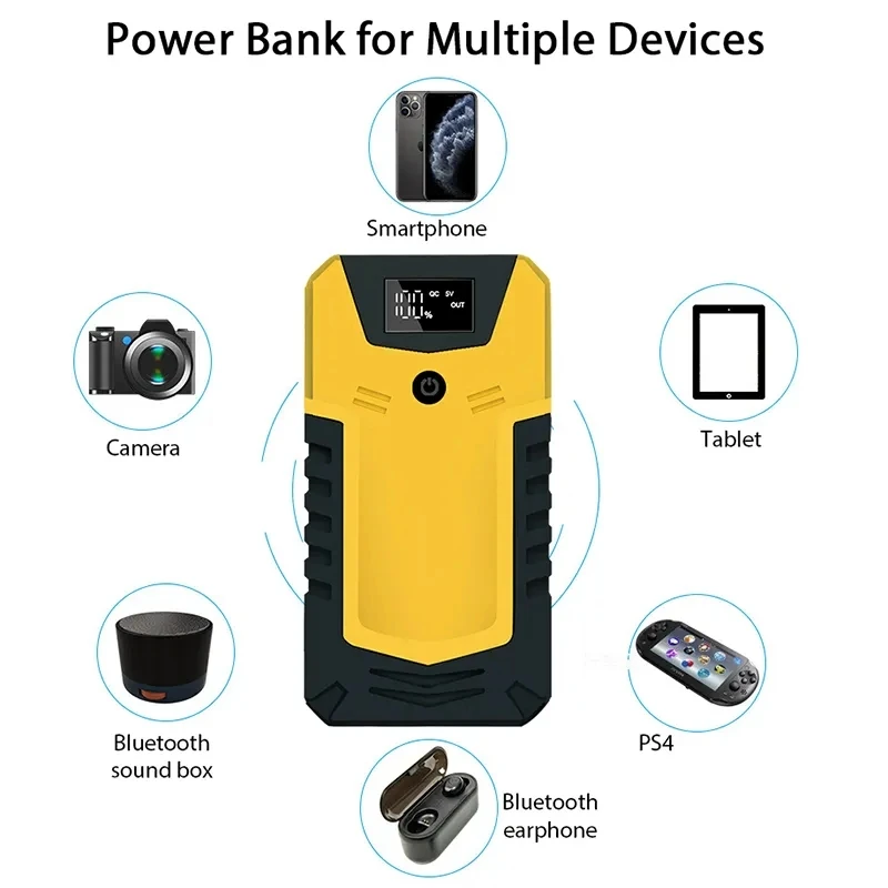 GKFLY 12000mAh przenośny do samochodu urządzenie do awaryjnego uruchamiania moc banku Starter skoku samochodowego ładowarka 12V urządzenie zapłonowe Starter skoku samochodowego samochód z napędem Diesel benzynowych 5 GKFLY 12000mAh przenośny do samochodu urządzenie do awaryjnego uruchamiania moc banku Starter skoku samochodowego ładowarka 12V urządzenie zapłonowe Starter skoku samochodowego samochód z napędem Diesel benzynowych 5