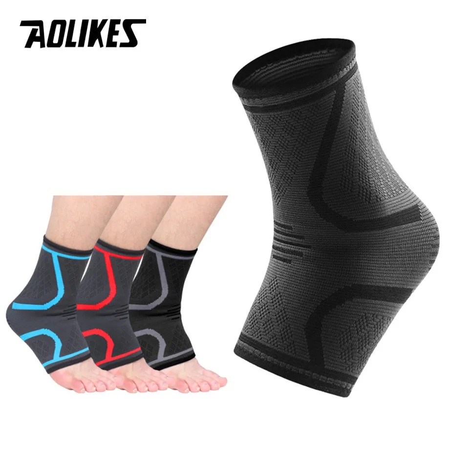 

AOLIKES Ankle Brace Compression Support Sleeve for Injury Recovery,Joint Pain and More.Achilles Tendon Support,Eases Swelling
