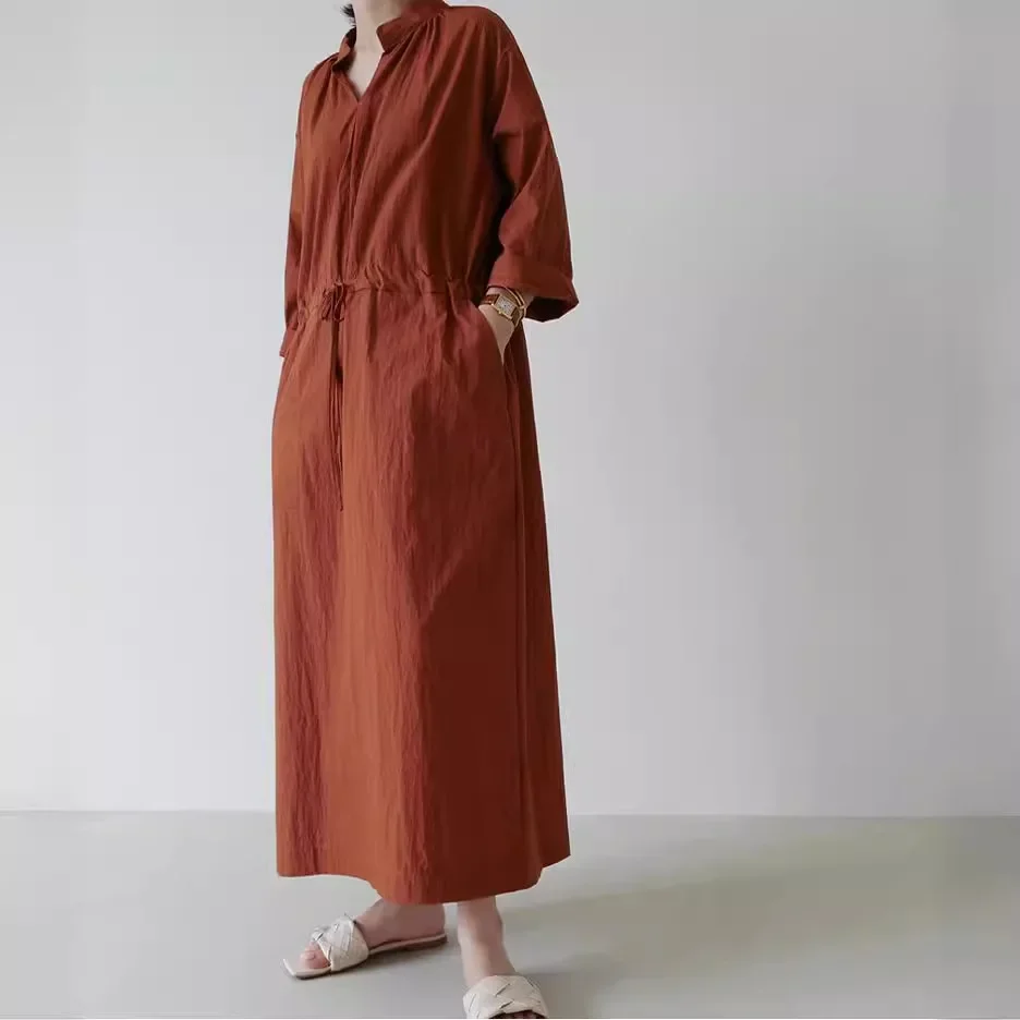 В наличии новинка лета 2024 простое однотонное корейское платье с регулируемой