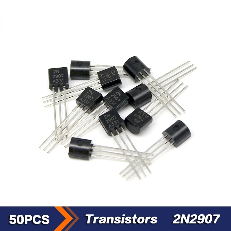 

50PCS 2N2907 PNP Transistors 60V 800MA TO-92 Triode New original free shipping
