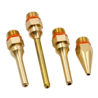 4pcs universal pure copper glue gun nozzle heat melt adhesive hot glue machine nozzles leak proof adhesive accessories nozzles