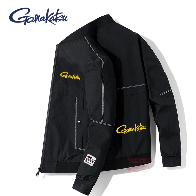 

2022 New Thin Fishing Jacket Stand Collar Windproof Jacket Outdoor Sports Fishing Shirt Men's Breathable Hiking Fishing Jacket