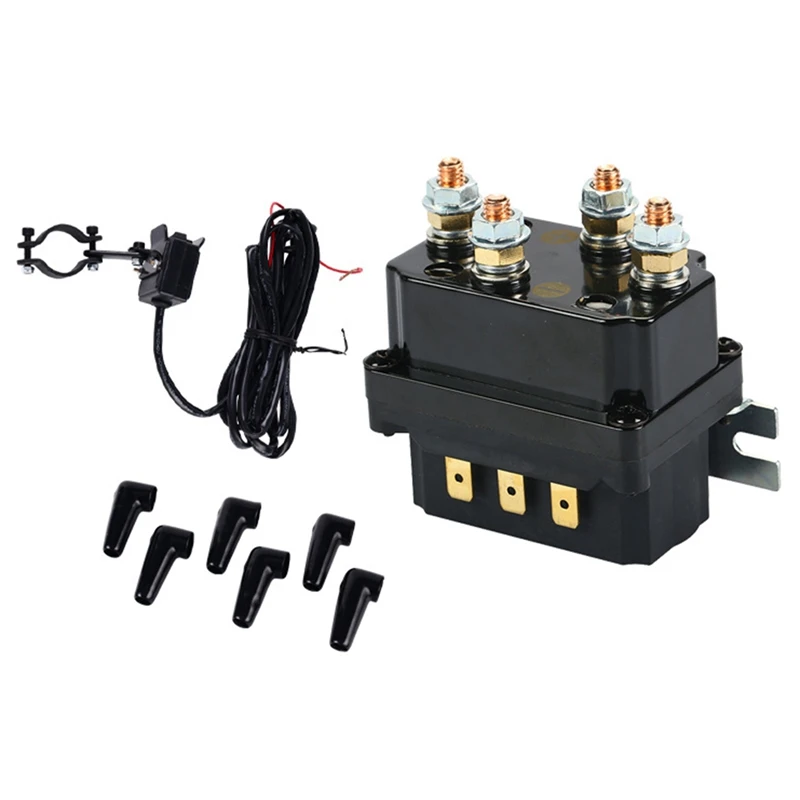 

12V 250A Winch Relay Protective Case Solenoid Replacement Contactor For ATV UT Winch Control For Solenoid Operated Winches