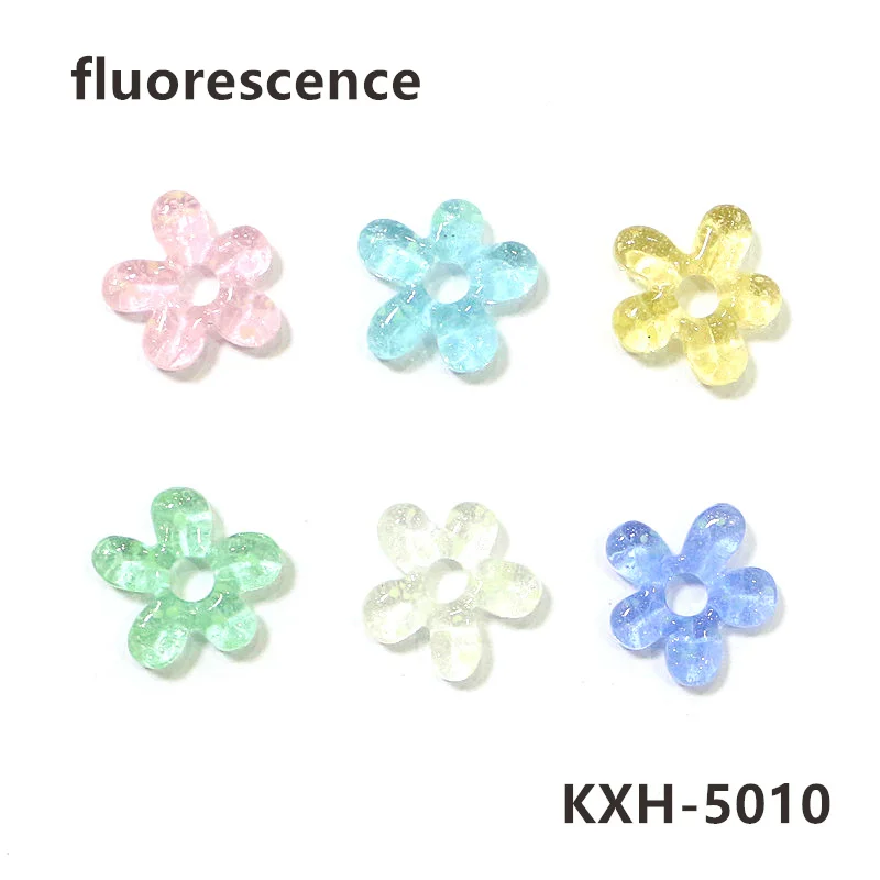 

6 шт., стеклянные цветочные подвески JSSMTLP