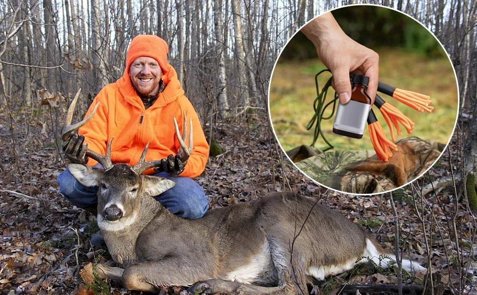 Охотничьи аппликаторы для аромата оленя со съемным зажимом аппликатор