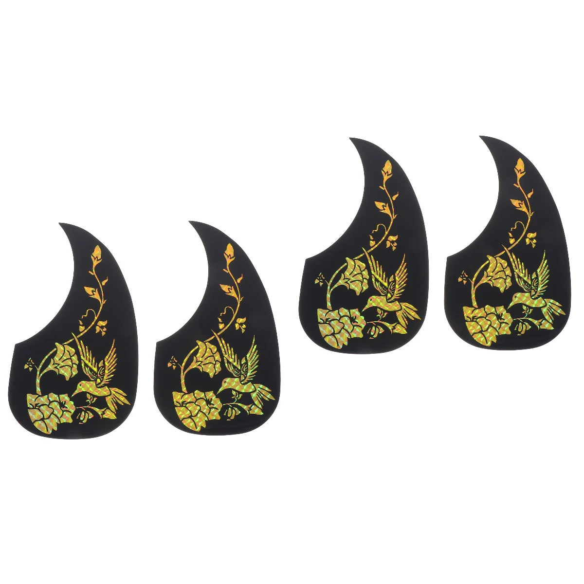 

4 шт. изысканные наклейки в народном стиле для защиты гитары