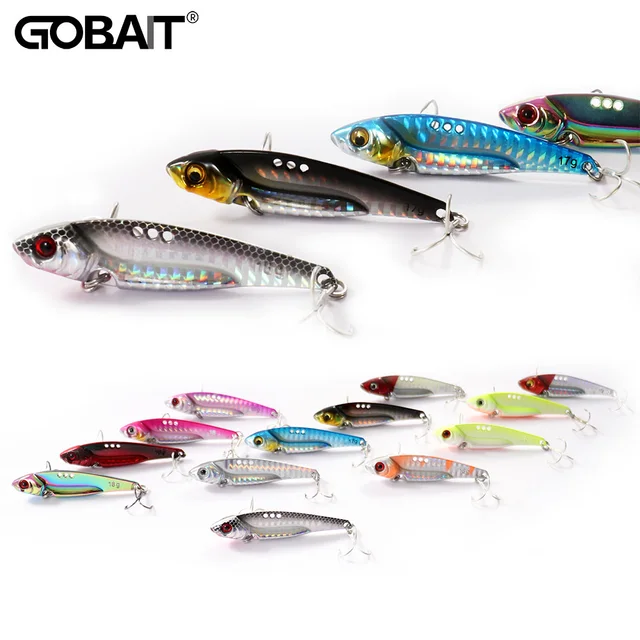 VIB Fishing Lure 7-18g Artificial Blade Metal Sinking Spinner Crankbait Vibration Bait Swimbait Pesca for Bass Pike Perch Tackle 1