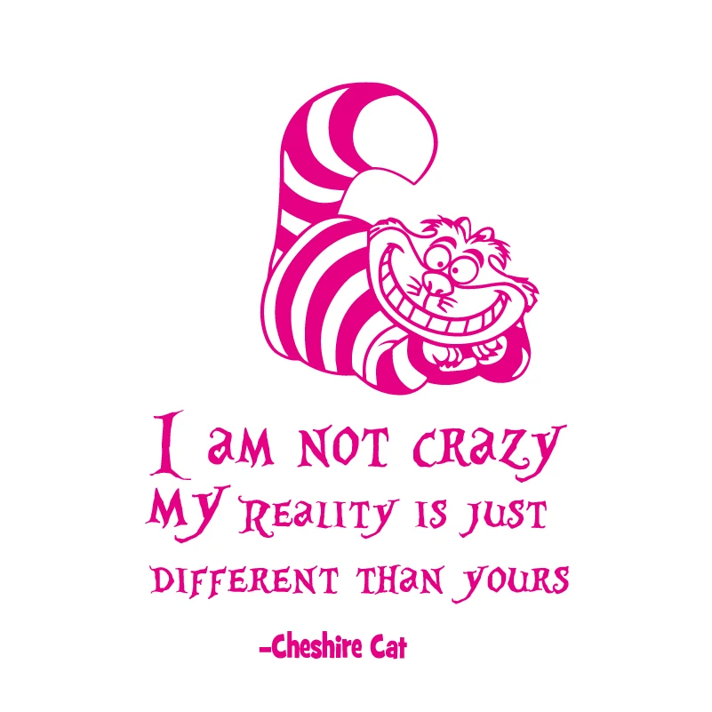 

Виниловая наклейка Алиса в Стране Чудес Чеширский Кот