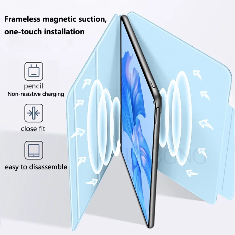 Умный Магнитный чехол UPBGNG для Huawei MatePad Pro 11 2022 защитный планшета умный кожаный