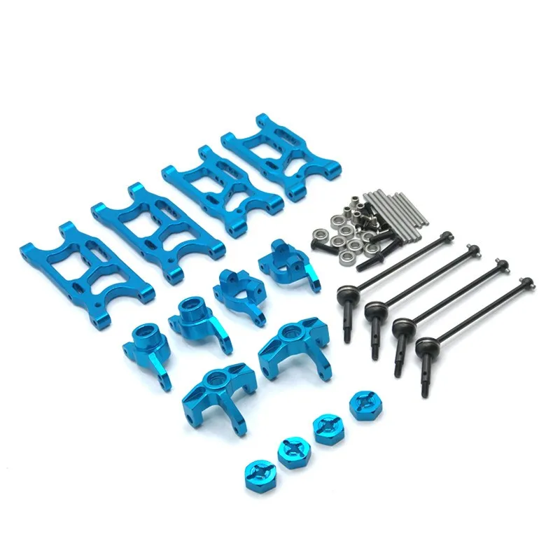 

LC Racing 1/14 WLtoys 144001 124017-16-18-19 Радиоуправляемый автомобиль, обновленные запасные части, поворотный рычаг, Кубок руля, CVD и т. д. набор из 8 шт.