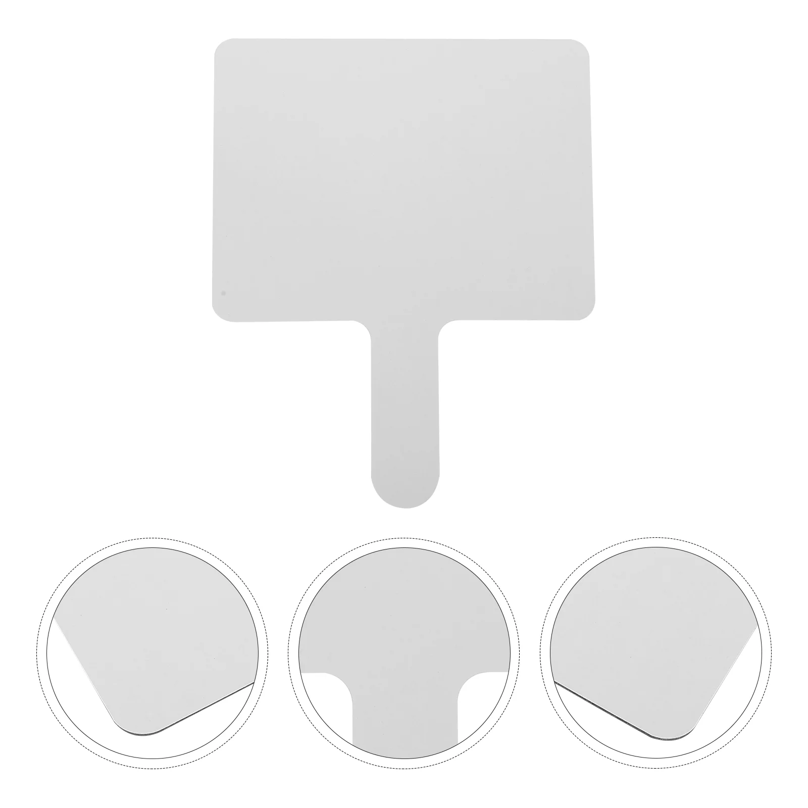 

1pc Practical Multipurpose Useful Answer Board Handheld White Board for Classroom