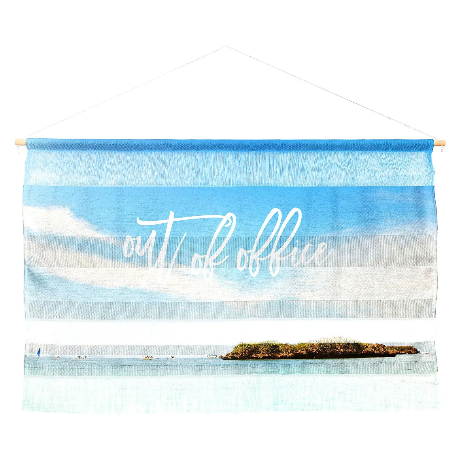 

Free Shipping Happee Monkee Out Of Office Beach Series Wall Hanging