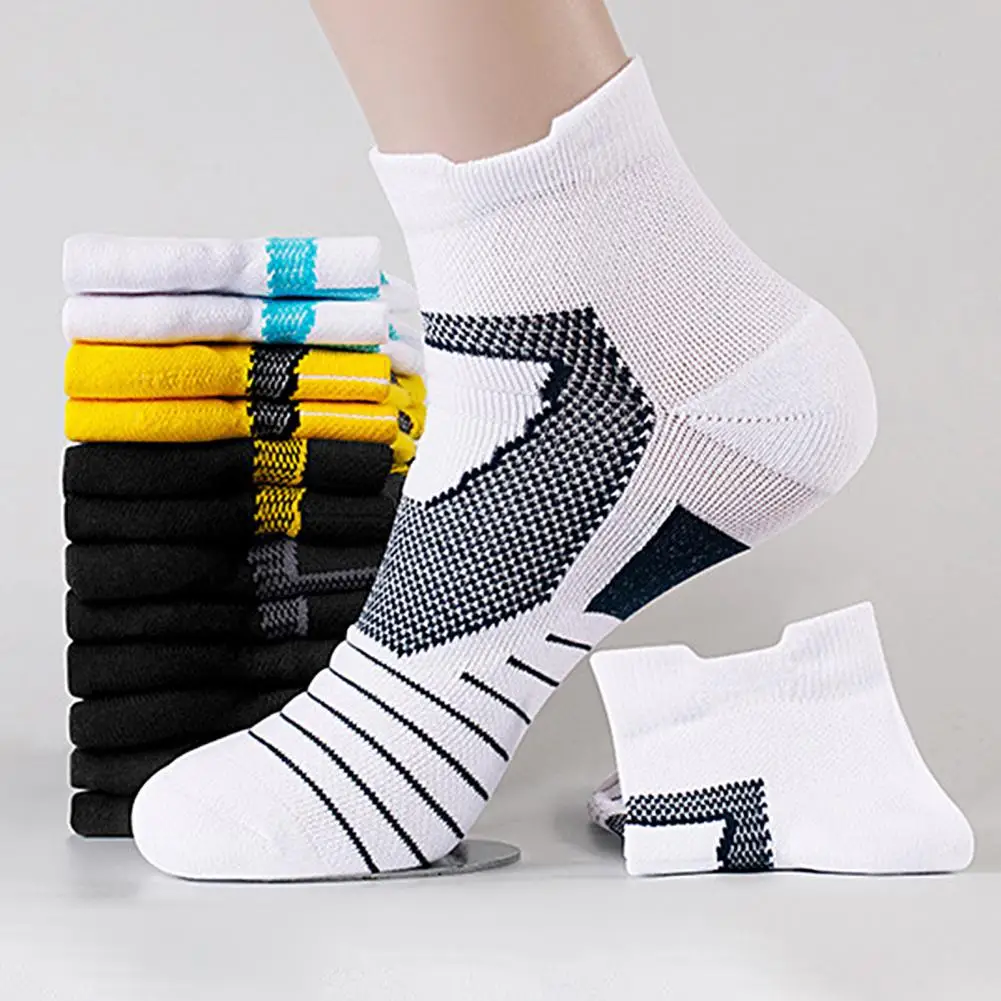 

1 Pair Sports Socks Professional Basketball Socks Breathable Towel Bottom Men Cotton Short Basketball Running Socks For Fitness