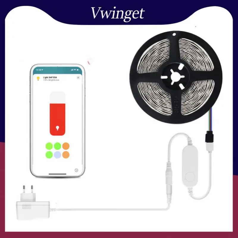 

Mini Adjust Controller Dc5v-12v Diy Rgb Led Strip Controller Homekit Smart Home Automation Control Your Home With Siri New