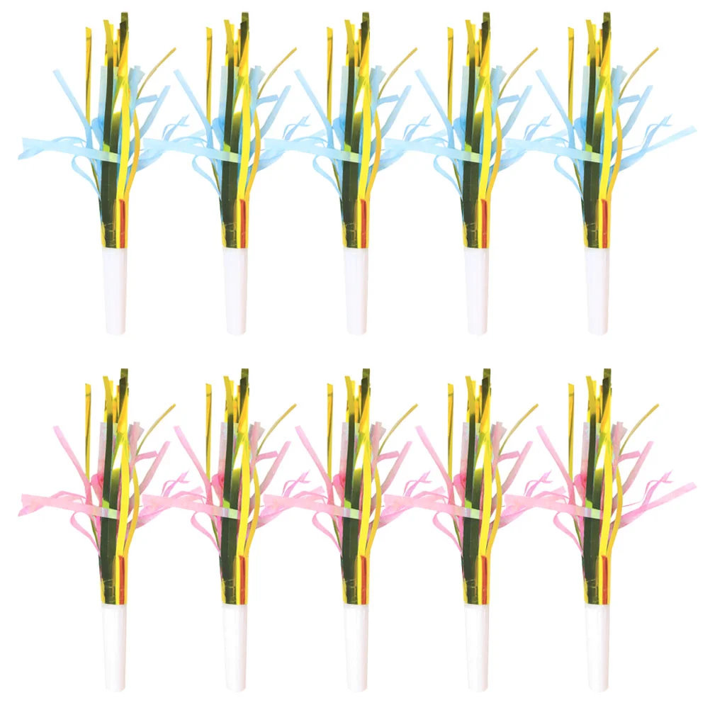 

20pcs Colorful Whistles Tassel Whistles Cheering Party Prop Cheerleader Prop
