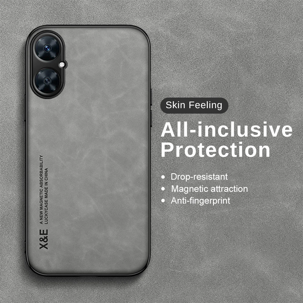 Роскошный кожаный круглый защитный чехол для телефона Huawei nova 11i P60 Pro/P60 4G, защитный чехол с рисунком