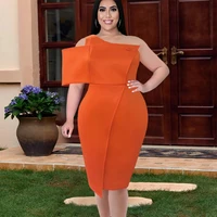 dress plus size sexy one shoulder hollowed out high waist buttocks s xxxl large womens dress party dresses