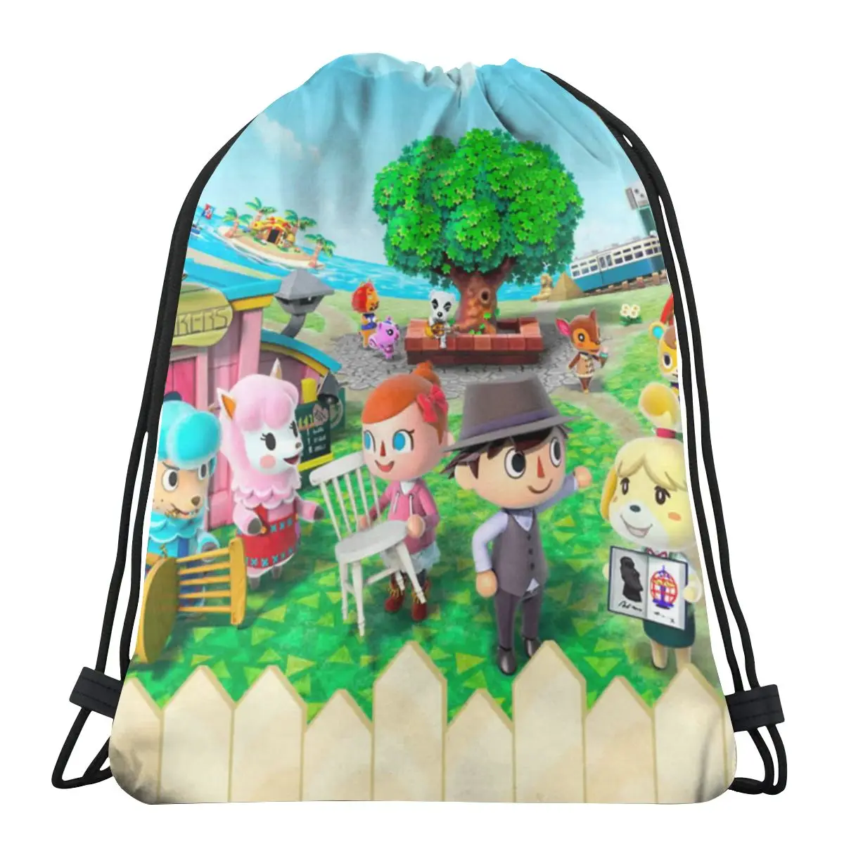 

Рюкзак на шнурке для обуви с 3D-принтом