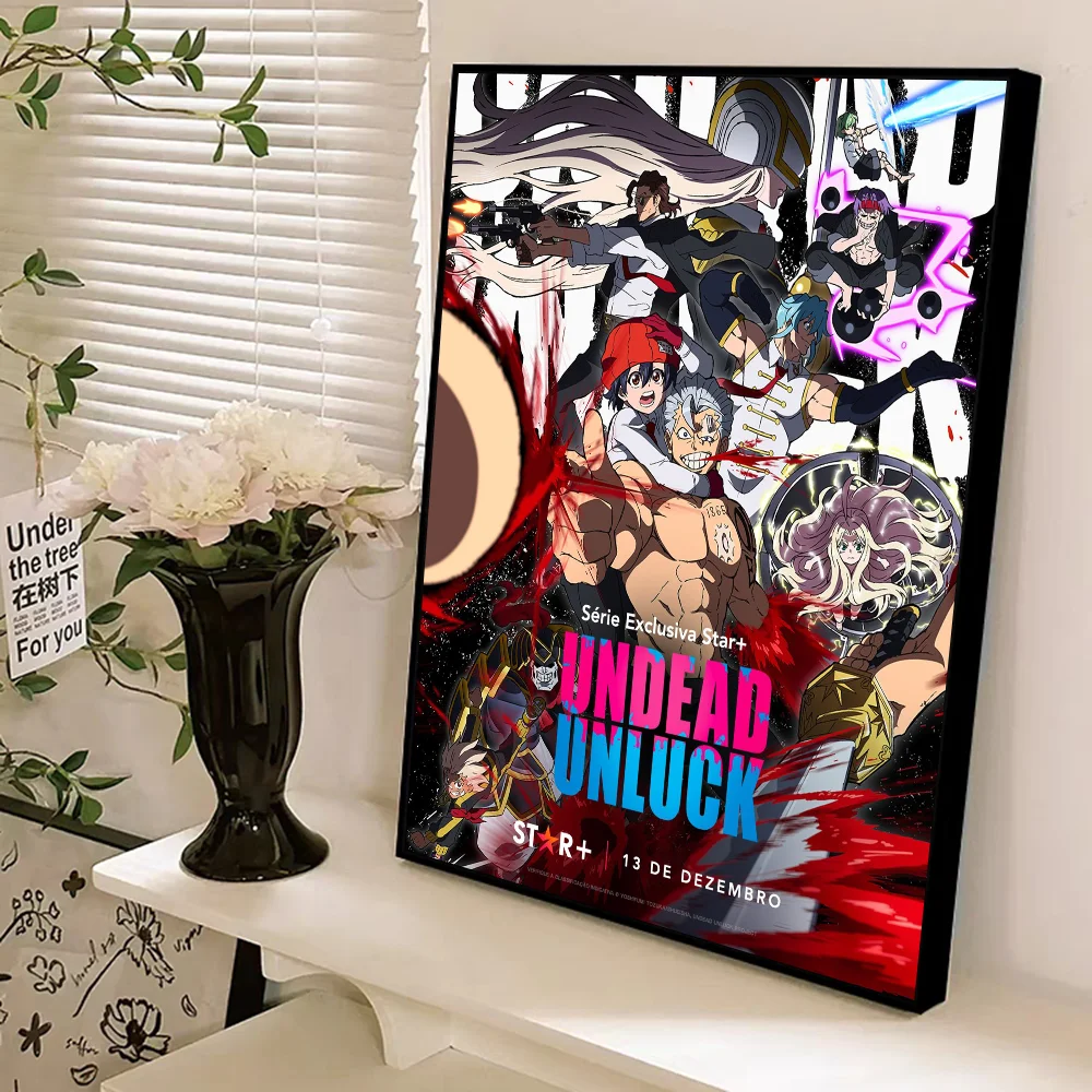 Винтажные плакаты Undead Unluck клейкие печатные из белой бумаги художественные